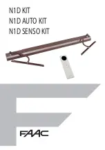 Preview for 1 page of FAAC N1D AUTO KIT Manual