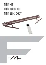 FAAC N1D KIT Manual preview