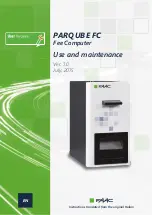 FAAC ParQube FC Use And Maintenance preview