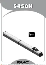 Preview for 1 page of FAAC S450 UK KIT-CBAC Manual