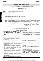 Preview for 4 page of FAAC S800H SB Manual