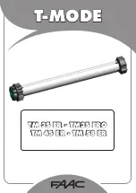 FAAC T-MODE TM 35 ER Manual preview