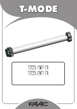 FAAC T-MODE TM 45 E Manual preview