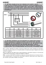 Предварительный просмотр 12 страницы FAAC T-Mode TM 45 Manual