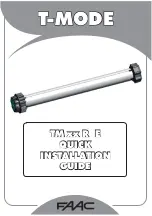 FAAC T-MODE TM R E Series Quick Installation Manual preview