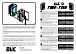 FAAC T10E Quick Start Manual предпросмотр