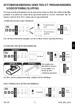 Предварительный просмотр 71 страницы FAAC TM2 X W Manual