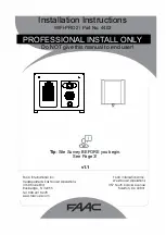 Preview for 1 page of FAAC WIFI-PRO2 Installation Instructions Manual