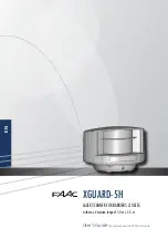 FAAC XGUARD-5H User Manual preview