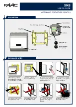 FAAC XMS User Manual preview