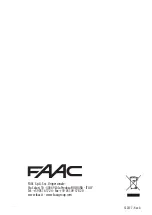 Предварительный просмотр 28 страницы FAAC XR2 433 C Manual