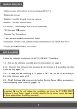 Preview for 2 page of FAAFTECH FT-LVDS-BM17 Installation Manual