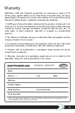 Preview for 21 page of FAAFTECH SHIFTPOWER-USA User Manual