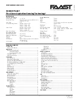 Preview for 1 page of FAAST 9400XE FAAST User Manual