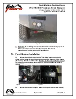 Preview for 11 page of Fab Fours C3150 Installation Instructions Manual