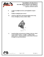 Preview for 15 page of Fab Fours C3150 Installation Instructions Manual