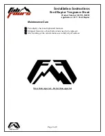 Preview for 9 page of Fab Fours D4351 Installation Instructions Manual