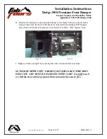 Preview for 8 page of Fab Fours F2950 Installation Instructions Manual