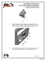 Preview for 11 page of Fab Fours H3250 Installation Instructions Manual