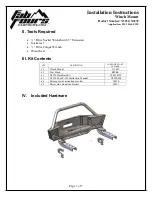 Предварительный просмотр 3 страницы Fab Fours N3250 Installation Instructions Manual