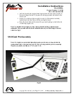 Предварительный просмотр 13 страницы Fab Fours VI-COWL Installation Instructions Manual