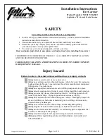 Preview for 1 page of Fab Fours Y1351T Installation Instructions Manual