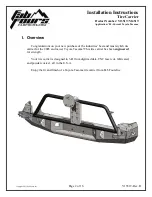 Preview for 2 page of Fab Fours Y1351T Installation Instructions Manual