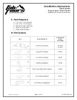 Preview for 3 page of Fab Fours Y1351T Installation Instructions Manual