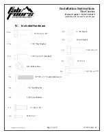 Preview for 5 page of Fab Fours Y1351T Installation Instructions Manual