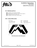 Preview for 16 page of Fab Fours Y1351T Installation Instructions Manual