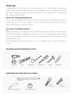 Preview for 2 page of FAB GLASS AND MIRROR Gym Mirror Installation Manual