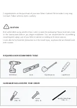 Preview for 2 page of FAB GLASS AND MIRROR L-B130J1 Installation Manual