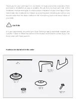 Preview for 2 page of Fab Glass Noguchi Style Installation Manual