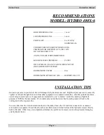 Preview for 3 page of Fabco Power Hydro 400X-6 Instruction Manual