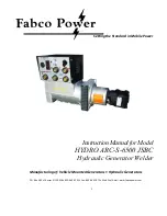 Fabco Power HYDRO ARC-S-6500 JSBC Instruction Manual preview