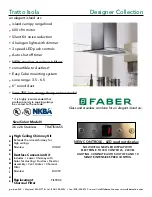 Faber 630003949 Specifications preview