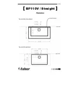 Preview for 11 page of Faber BF110V/Straight Installation Manual And User'S Manual