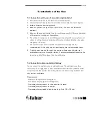 Preview for 29 page of Faber BF110V/Straight Installation Manual And User'S Manual