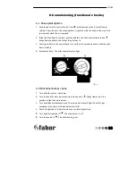 Preview for 33 page of Faber BF110V/Straight Installation Manual And User'S Manual