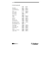 Preview for 40 page of Faber BF110V/Straight Installation Manual And User'S Manual