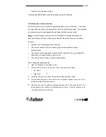 Preview for 47 page of Faber BF110V/Straight Installation Manual And User'S Manual