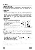 Предварительный просмотр 31 страницы Faber BRIO GM A90 FB EXP Instruction Manual