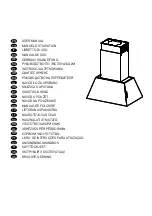 Preview for 1 page of Faber Chloé Isola User Manual