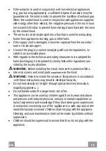 Preview for 15 page of Faber COCKTAIL WH A80 EG8 Instruction Manual