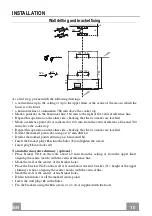 Предварительный просмотр 10 страницы Faber COCKTAIL XS ALMOND F55 Instruction Manual