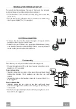 Preview for 12 page of Faber COCKTAIL XS ALMOND F55 Instruction Manual