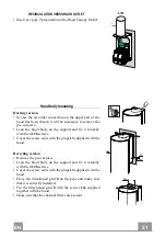 Предварительный просмотр 21 страницы Faber CYLINDRA 2 EV8 2EL XH890 Instruction Manual