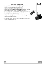 Предварительный просмотр 22 страницы Faber CYLINDRA 2 EV8 2EL XH890 Instruction Manual