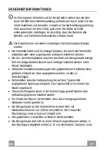 Preview for 37 page of Faber CYLINDRA 2 EV8 2EL XH890 Instruction Manual