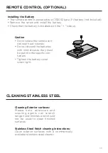 Предварительный просмотр 33 страницы Faber CYLINDRA CYLN15SS600 Installation Instructions; Use And Care Information